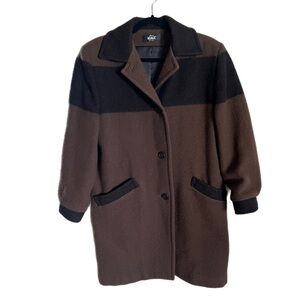 Woolrich brown wool coat